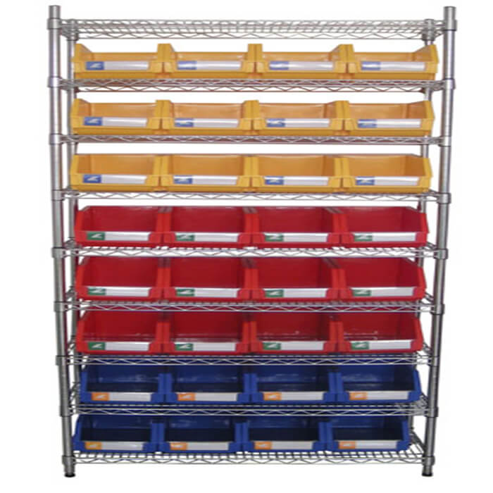 Wire Shelving Kits, 15 Preconfigured Storage Bins